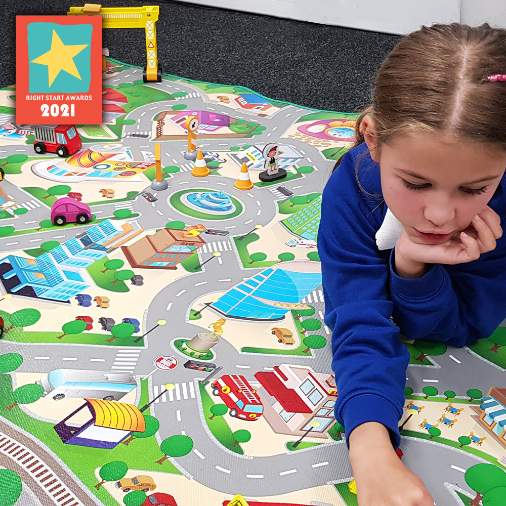 Extra Large City Play Mat 200 x 120cm eduk8worldwide