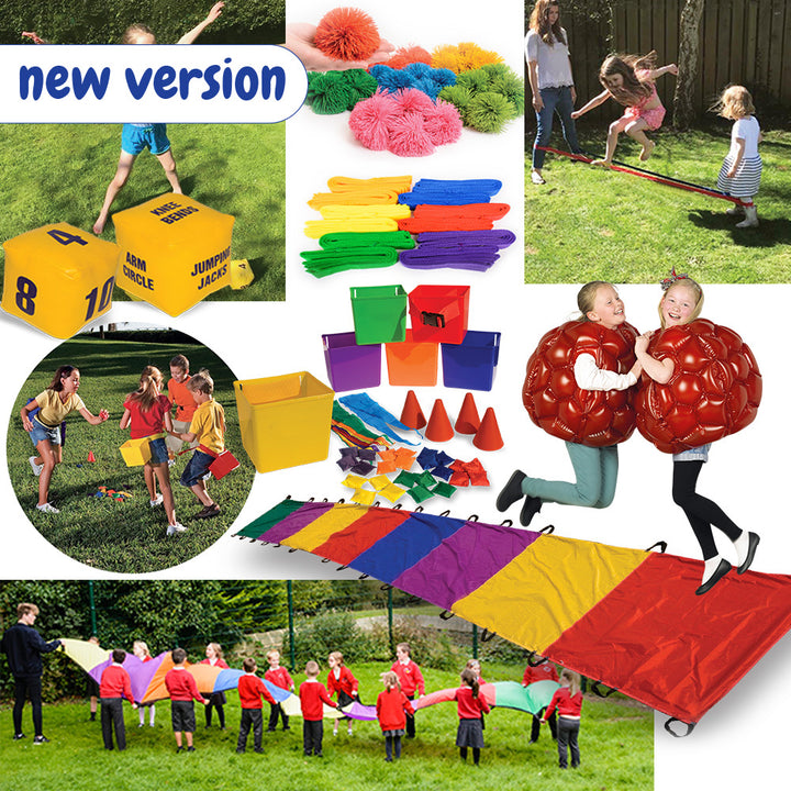 This kit&nbsp;develops children’s competence and confidence to move with agility, balance and coordination and to communicate, collaborate and compete with others.