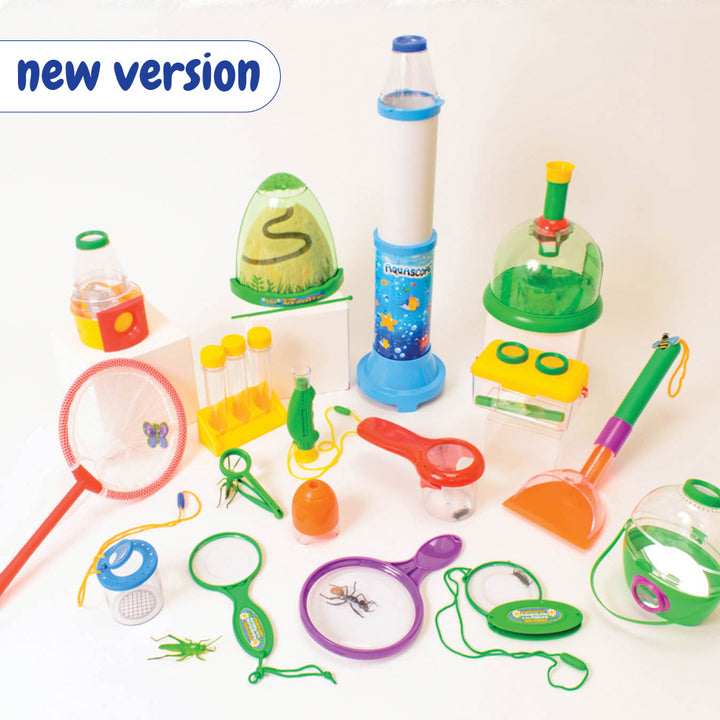 The bug and plant taster pack is a great way to test out some of the many science items from our range. Perfect for class activities and forest schools.