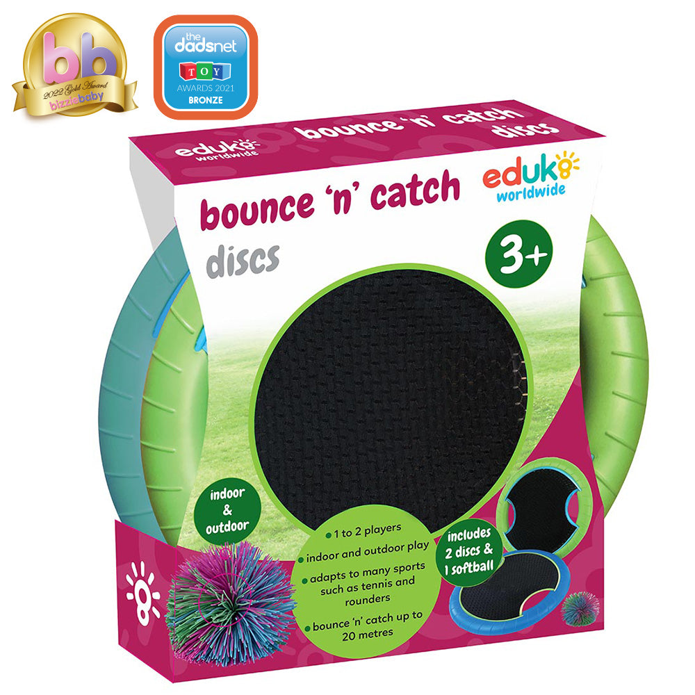  award winning, bounce and catch, bounce n catch, frisbee, sport, sports, outdoor play, outdoor activity, discs, soft fuzzee ball, group activity, game, fine motor skills, gross mo-tor skills, educational products, educational resources, educational suppl