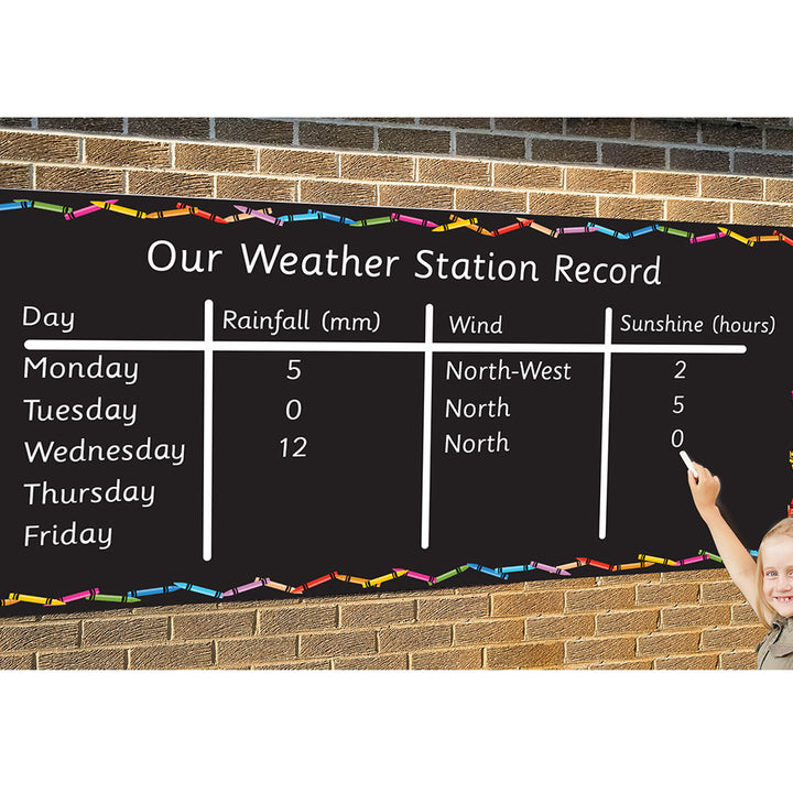 Long Indoor/Outdoor Mural Chalkboard