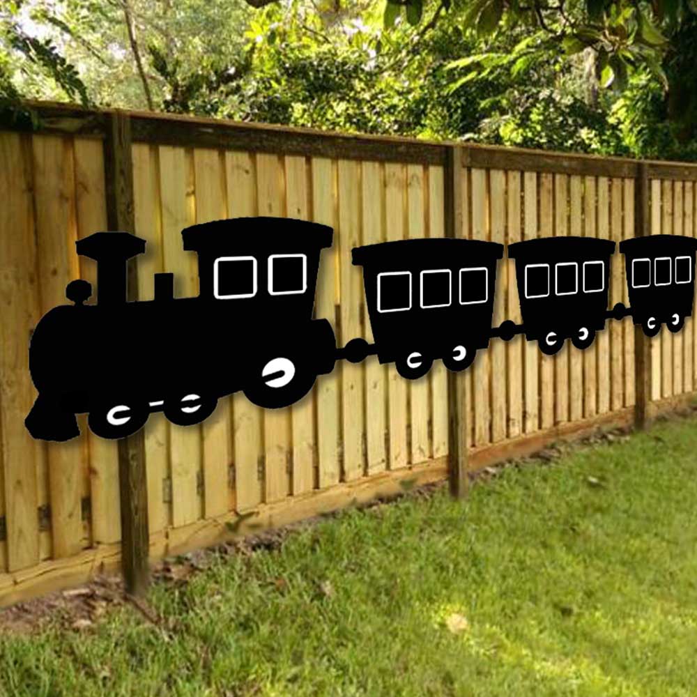 Giant Outdoor Train Chalkboard