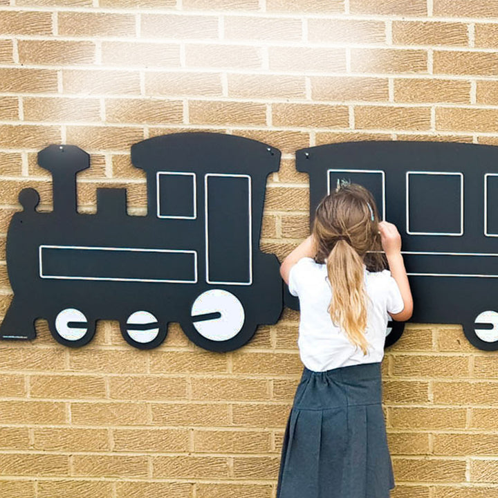 Giant Outdoor Train Chalkboard