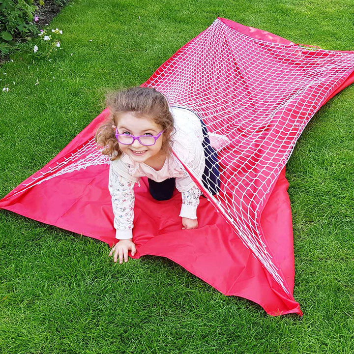 Encourage active play with the Red Cargo Tunnel Crawling Net! Perfect for obstacle courses, this durable net builds agility, coordination, and confidence. Ideal for schools, sports days, and outdoor challenges