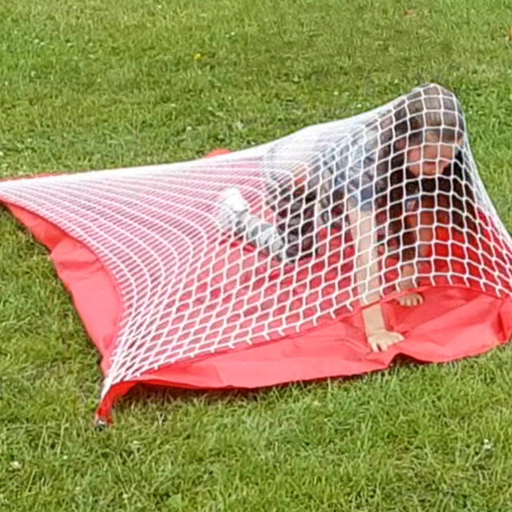 Encourage active play with the Red Cargo Tunnel Crawling Net! Perfect for obstacle courses, this durable net builds agility, coordination, and confidence. Ideal for schools, sports days, and outdoor challenges