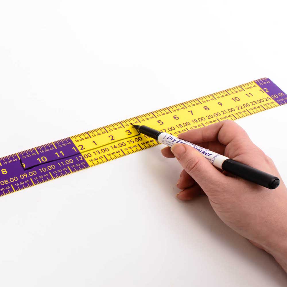 Pupils Elapsed Time Rulers (Pack of 30)