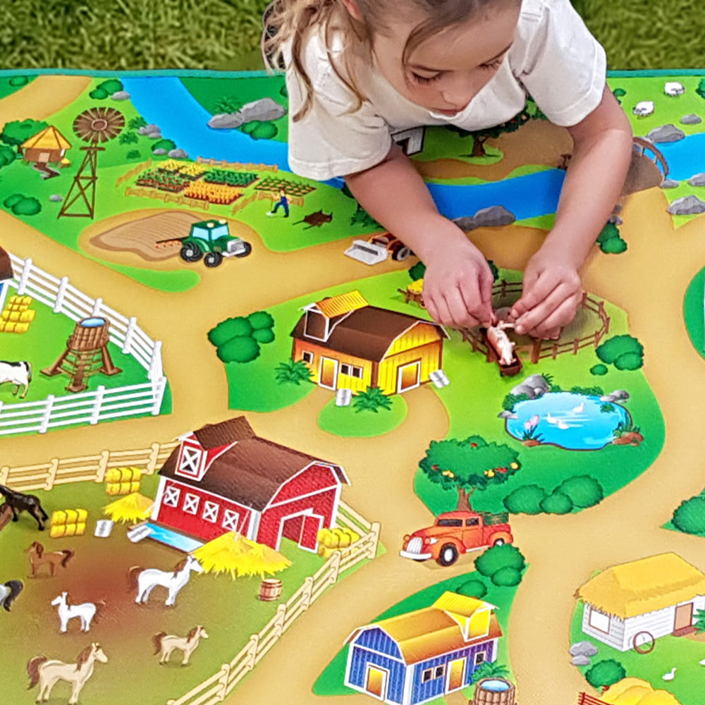 Extra Large Farm Play Mat (200 x 120cm)