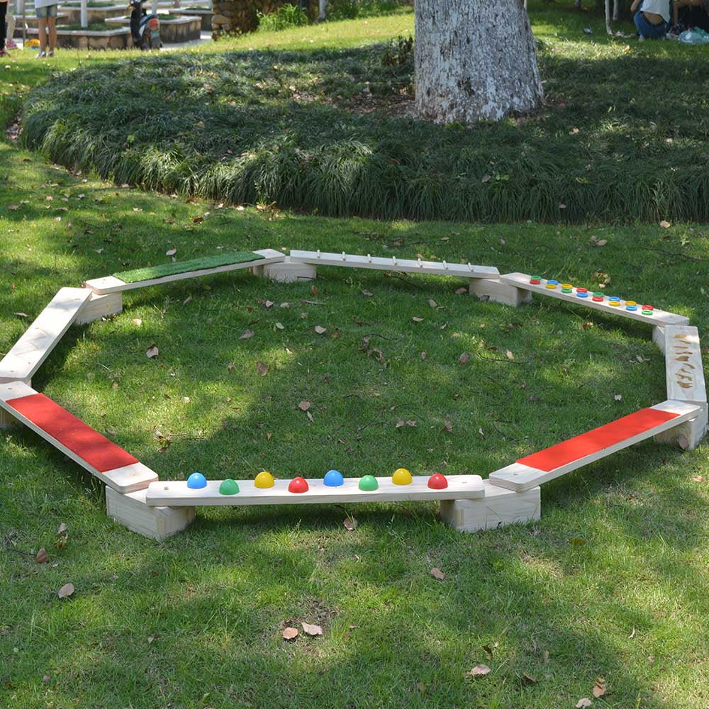 Wooden Sensory Tactile Balance Beam