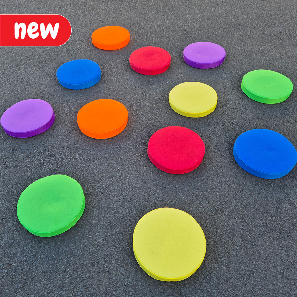 Colourful trumpet step and sound soft pads for Sen and early years