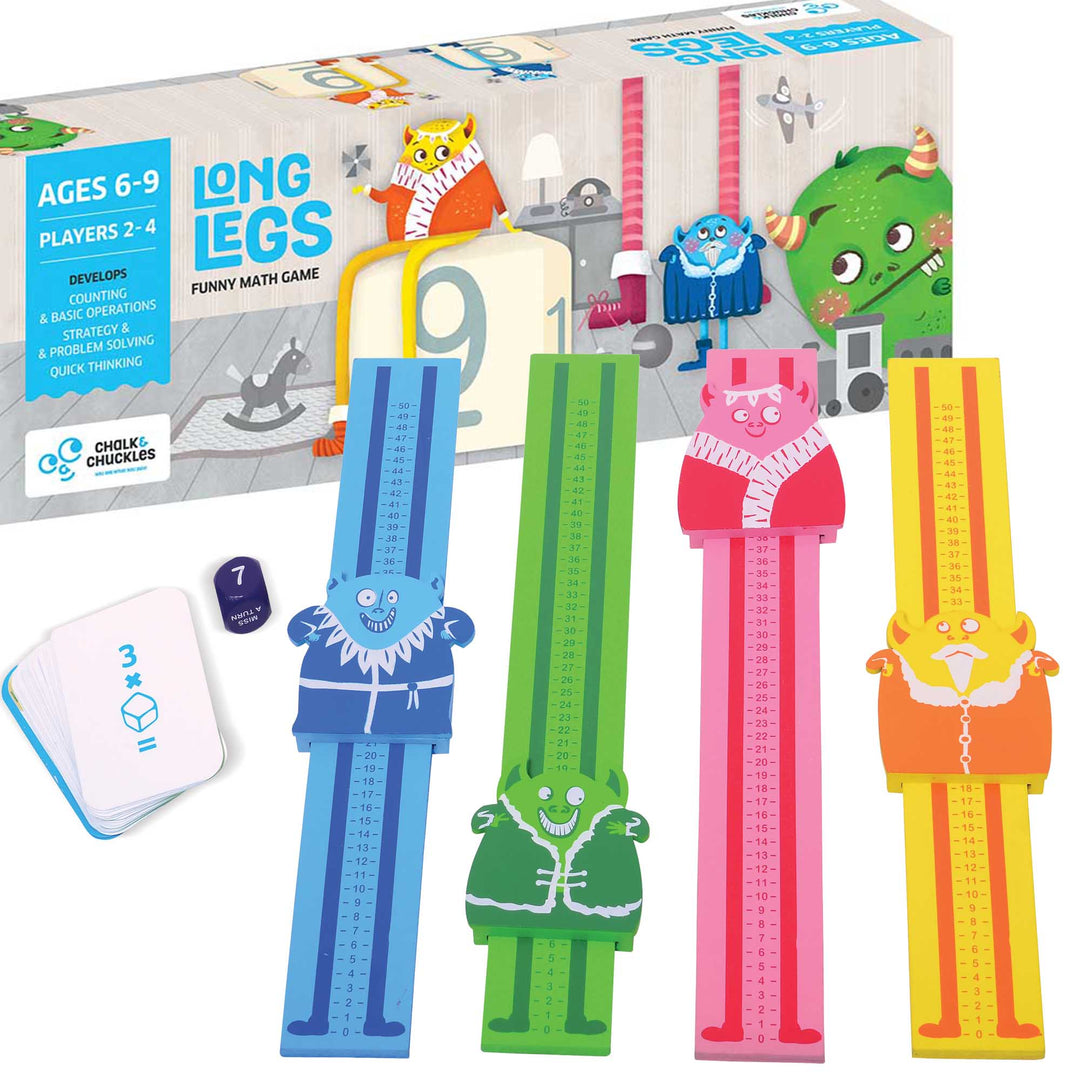 chalk and chuckles long legs early years counting games, primary school, school, learning, classroom resources, educational products, educational resources, home school, family fun, family time, educate, play, early years, children, kids, infants, teaching resources, teaching supplies