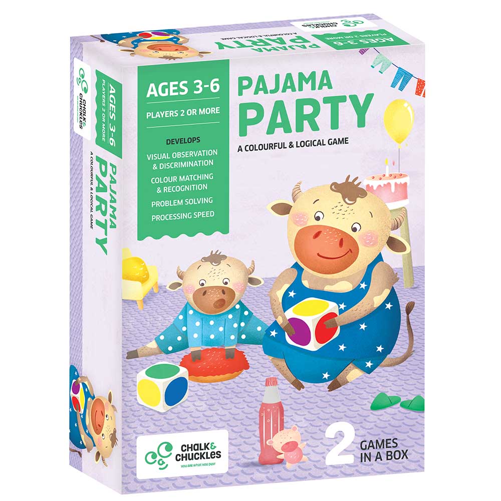 chalk and chuckles pyjama party family learning stem steam game