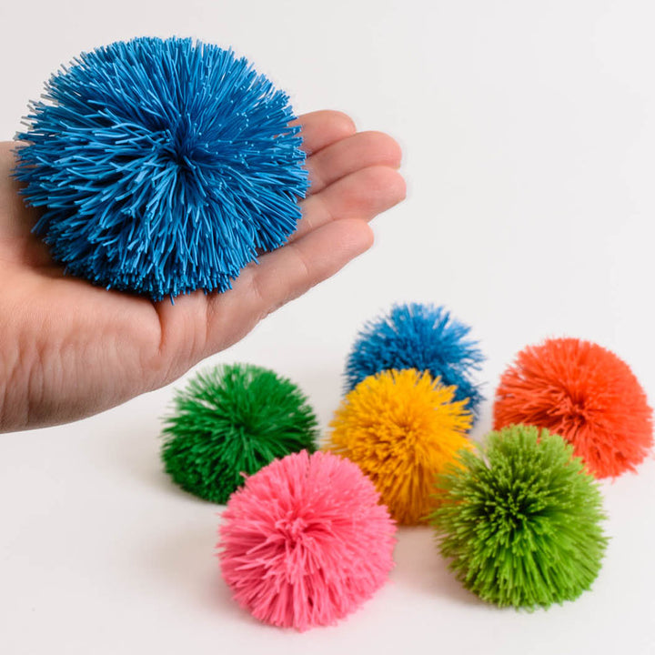 versatile Fuzzee Koosh furry rubbery soft balls, perfect for use with a variety of sports or on their own. outdoor learning and sen. Suitable for both indoor and outdoor use.