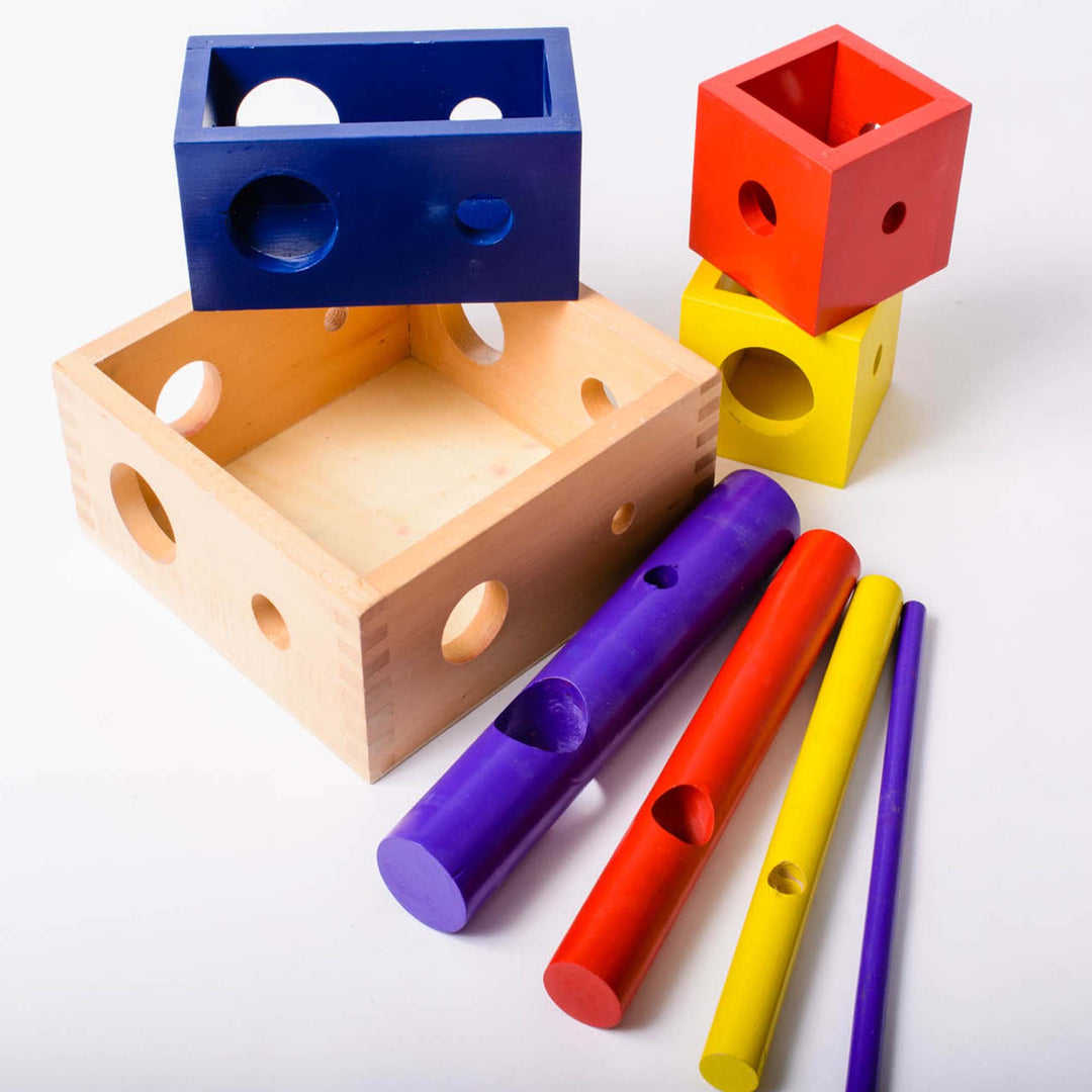 wooden puzzle box game