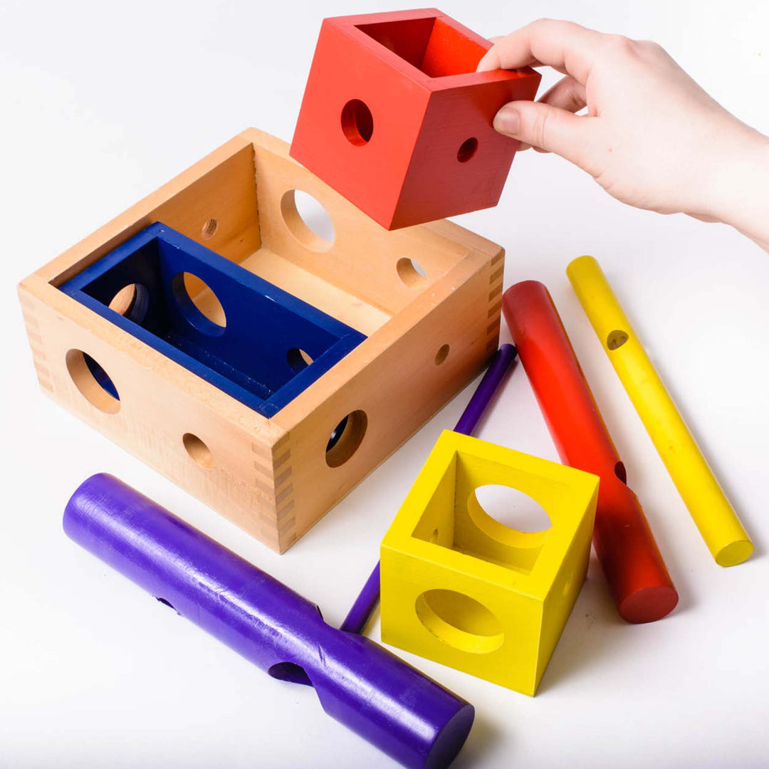 wooden puzzle box game