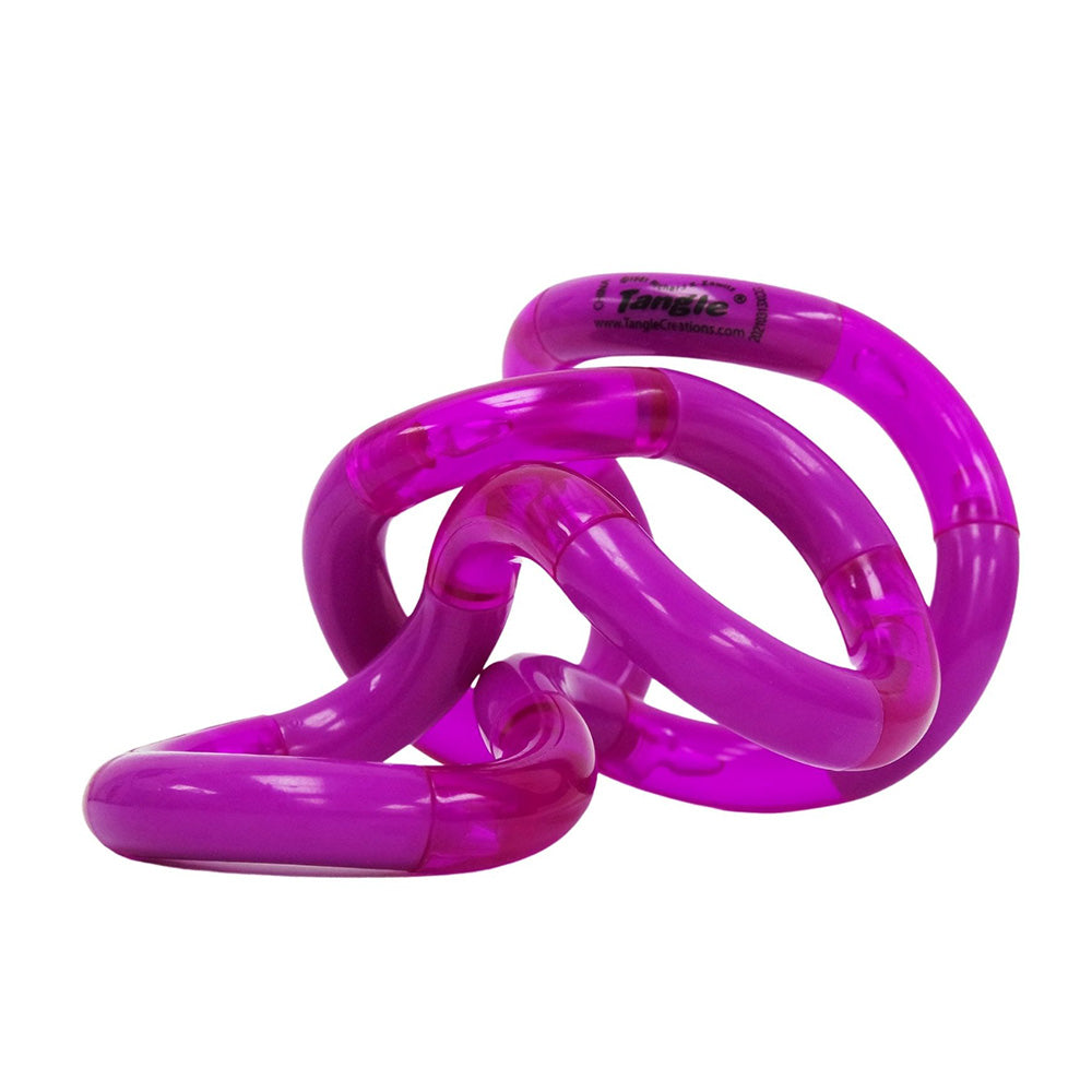 Tangles - a tactile toy consisting of interconnected curved sections, designed to provide both visual and tactile stimulation. Widely used as a fidget toy, it offers a satisfying sensory experience, promoting relaxation and focus. Its flexible structure a