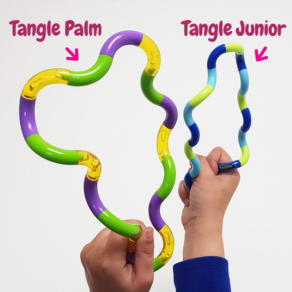 multicoloured, colourful, coloured tangle, toy, twist and turn, fidget, classroom concentrate, autism, autistic, aspergers, asperger's, adhd, toy, tangle toy, care home, elderly, dementia, alzheimers, alzheimer's, nursing home, grandparents, gran, grandad