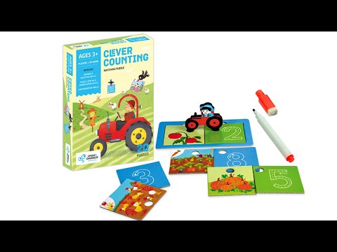 chalk and chuckles clever counting maths board game early years, children, educational resources, educational supplies, educational products, children's puzzle, puzzle, maths, numeracy, number work, educational products, educational resources, educational supplies, nursery, nursery resources, nursery supplies, ks1, key stage 1